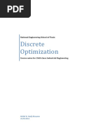 Discrete Optimization: National Engineering School of Tunis