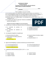 Primer Parcial de Química Inorganica - 2021-I - Licenciatura (Virtual)