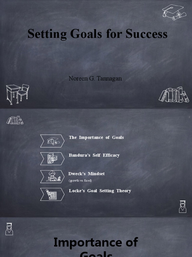 Setting Goals For Success 1111 | PDF | Self Efficacy | Goal