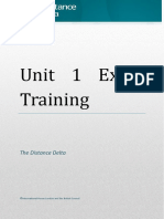 Unit 1 Exam Training: The Distance Delta