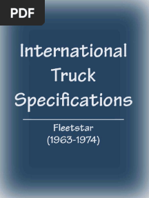 International Harvester Fleetstar 1900-Specs
