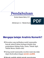 Pertemuan 2 - Pendahuluan Metode Numerik