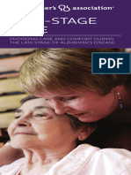 Late-Stage Care: Providing Care and Comfort During The Late Stage of Alzheimer'S Disease