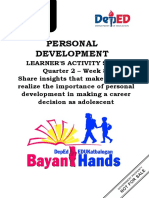 LAS - G11 - Q2 - Week8 - Personal Development