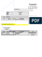 Presupuesto P21-022 Espejo Retrovisor CORPORACIÓN CONSULTING EDSUR S.A.C.