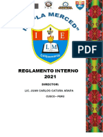 Reglamento Interno 2021_I.E. La Merced