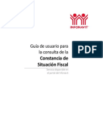 Guia Constancia de Situacion Fiscal Portal Infonavit PDF