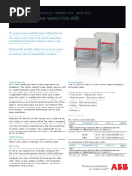 EQ Meters in Silver Version From ABB: Single Phase Electricity Meters A41 and A42