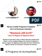 MasterClass - Mentoria 10X ELITE - Presentacion Programa para Oscar A.