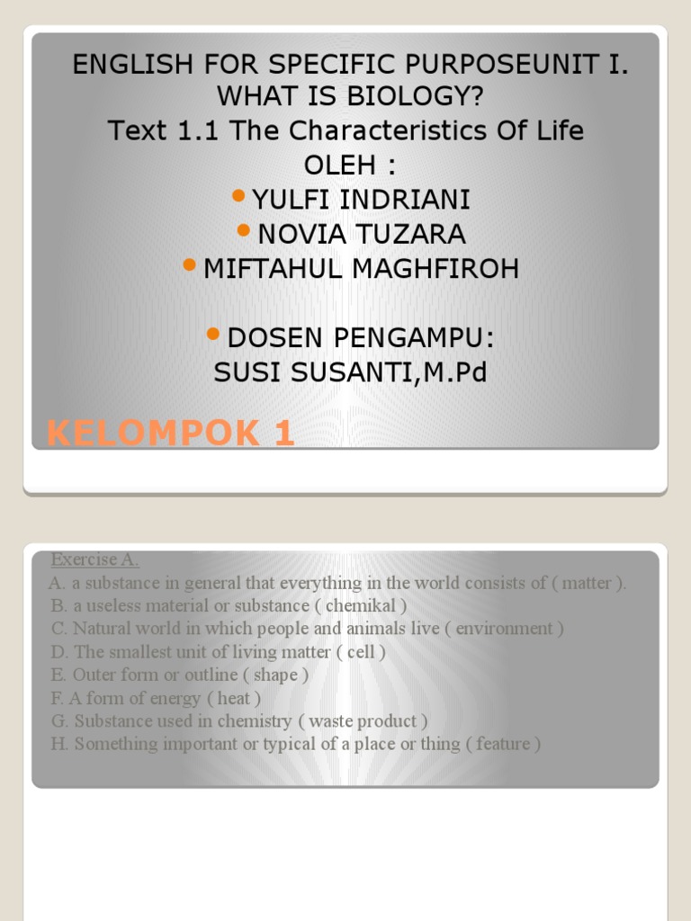 Biology Basics: Characteristics of Life | PDF | Life | Organisms