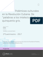 OJOJOJOJOJuba Ffyl p 2017 Let Seminario Polémicas Culturales en La Revolución Cubana