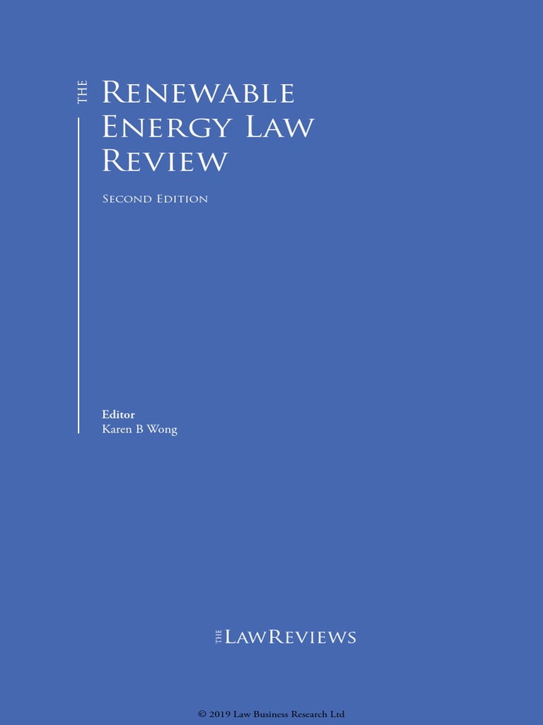 TheRenewableEnergyLawReview_Edition2 Renewable Energy Bonds