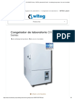 Congelador de Laboratorio - DH - SWUF0 Series - WITEG Labortechnik GMBH - de Ultrabaja Temperatura - de Acero Inoxidable