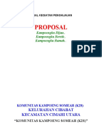 Contoh Proposal Kegiatan Penghijauan Lingkungan