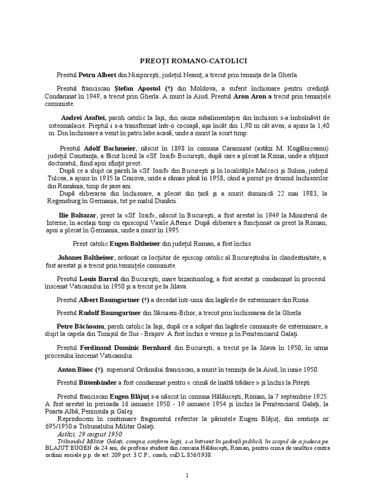 Preoti Romano Catolici | PDF