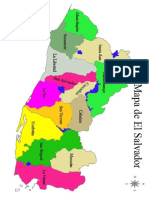 MAPA DE EL SALVADOR A COLOR