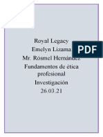 Investigación de Ética