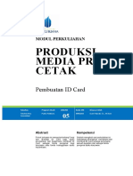 Modul - 5 Produksi Media PR Cetak (Id Card)