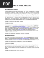 Download TYPES OF SCHOOL IN MALAYSIA by nurzam89 SN50031168 doc pdf
