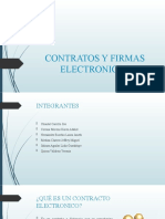 CONTRATOS Y FIRMAS ELECTRONICAS