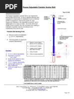 Rowan Adjustable Canister Anchor Bolt