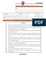 Simulado PMPE 2018 tráfico escravos Lazareto Santo Amaro