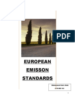 European Emisson Standards: Muhammad Haris Shah 2018-ME-162