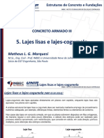 Dimensionamento e Detalhamento de Lajes Lisas