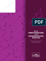 De La Participación A La Representacíon Efectiva Participación Política de La Mujer Digital