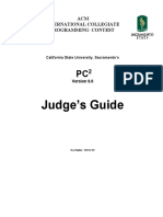 Judge's Guide: ACM International Collegiate Programming Contest