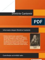 Proiect Dimitrie Cantemir Boscaneanu Daniel