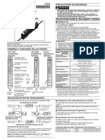 FS-V11 (P) /12 (P) /10: Manual de Instrucciones