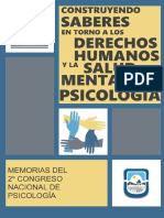 Construyendo Saberes en Torno A Los Derechos Humanos y La Salud Mental en Psicología - Memorias 2° Congreso Nacional de Psicología - FaPsi - UNSL