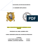 Oxidación de Sulfuros Auríferos A Baja Presión Llana-Herrera