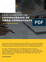 Passo A Passo para Elaborar Um Cronograma de Obra