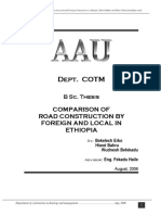 434967994 Comparison of Road Construction by Foreign and Local Contrac