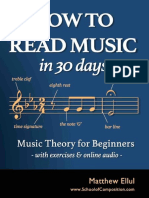 How To Read Music in 30 Days - M - Ellul, Matthew