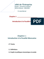 Ch-1 - Introduction À La Fiscalité - 20-21 - Partie 1 Seance 2