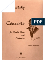 Serge Koussevitzky - Concerto for Double Bass and Orchestra Op.3, (Orchestra Tuning), Piano