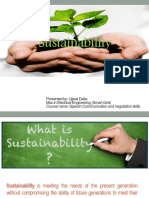 Sustainability Presentation on Myths, Types and Importance