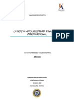 La Nueva Arquitectura Financiera Resumen