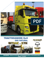 1 KM Tractocamion 6 X 4 GNV