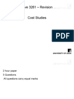 Cive 3261 - Revision Cost Studies