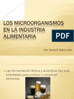 Microorganismos en la industria alimentaria: fermentación láctica y derivados lácteos