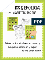 Feelings & Emotions: Printable Tic-Tac-Toe