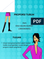 PROPORSI Tubuh Wanita