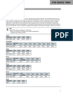 KTM Servicezeiten 2019 10 en