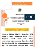 Negosisasi Teknik Presentasi