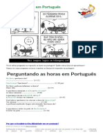 As Horas Em Português
