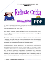 Reflexão de Atendimento Telefónico